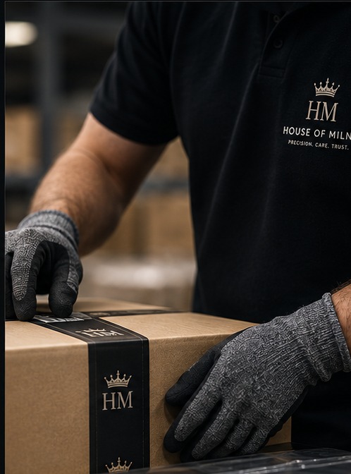 House of Milne crest and brand identity development